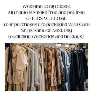 Welcome to my Closet